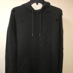 Dark grey hoodie
